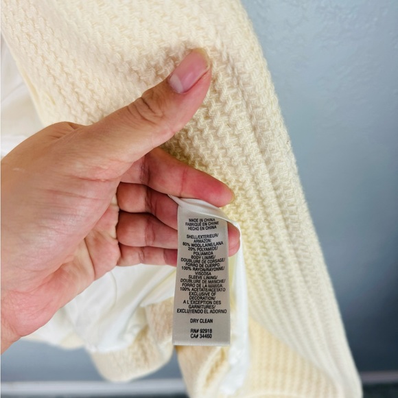 Juicy Couture Cream Ivory Double Breast Peacoat - Picture 9 of 9